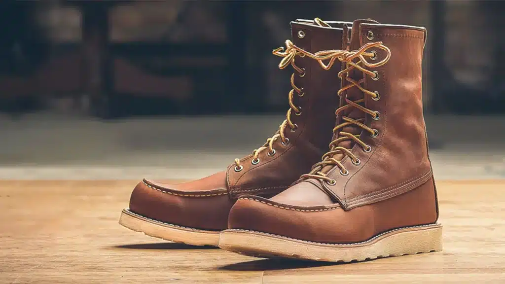 red wing shoes, which have different shoe sizes in america.